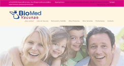 Desktop Screenshot of biomedvacunas.com